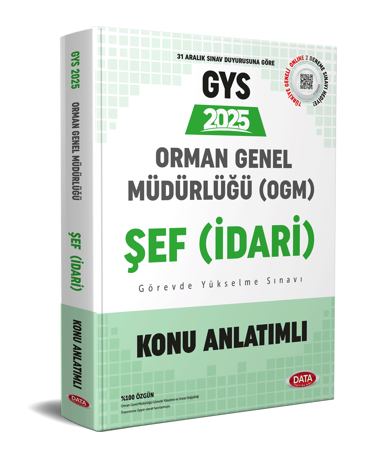 Orman Genel Müdürlüğü GYS Şef (İdari) Konu Anlatımlı