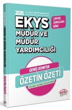 MEB EKYS Müdür ve Müdür Yardımcılığı Özetin Özeti