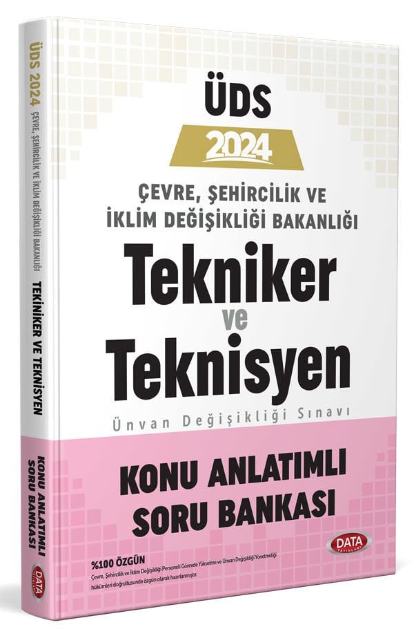 Çevre, Şehircilik ve İklim Bakanlığı Tekniker ve Teknisyen Ünvan Değişikliği Sınavı Konu Anlatımlı Soru Bankası