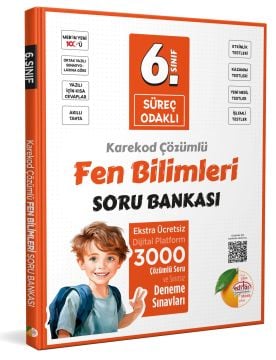 6. Sınıf Süreç Odaklı Fen Bilimleri Soru Bankası- Karekod Çözümlü