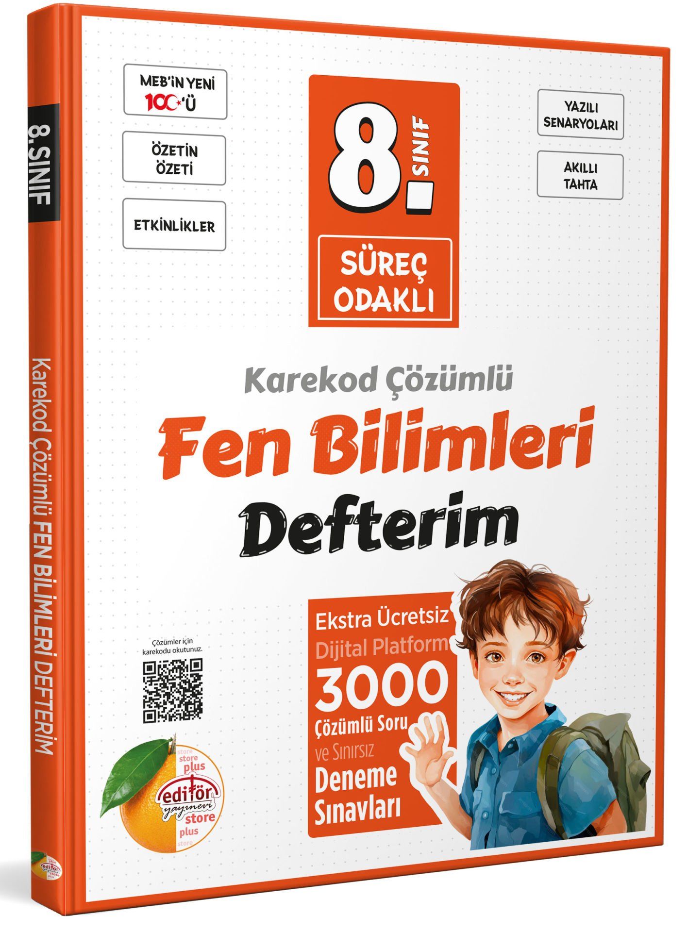 8. Sınıf Süreç Odaklı Fen Bilimleri Defterim - Karekod Çözümlü
