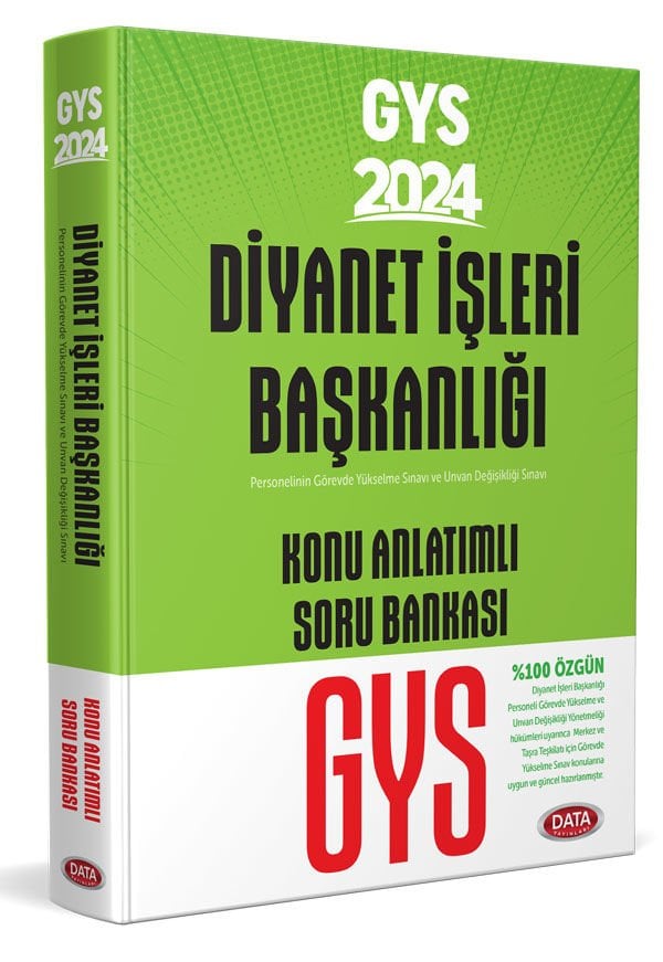 Diyanet İşleri Başkanlığı GYS Konu Anlatımlı Soru Bankası
