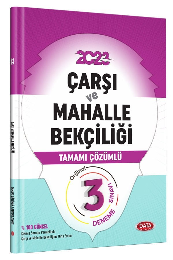 Çarşı ve Mahalle Bekçiliği Sınavı Tamamı Çözümlü 3 Deneme Sınavı