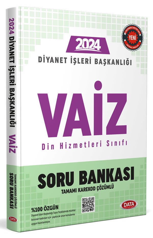 Diyanet İşleri Başkanlığı Vaiz Soru Bankası - Karekod Çözümlü