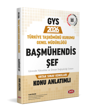 Türkiye Taşkömürü Kurumu Genel Müdürlüğü Başmühendis-Şef GYS Ortak Alan Konu Anlatımlı