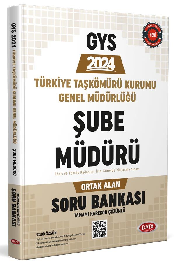 Türkiye Taşkömürü Kurumu Genel Müdürlüğü Şube Müdürü İdari ve Teknik Kadrolar İçin GYS Ortak Alan Soru Bankası