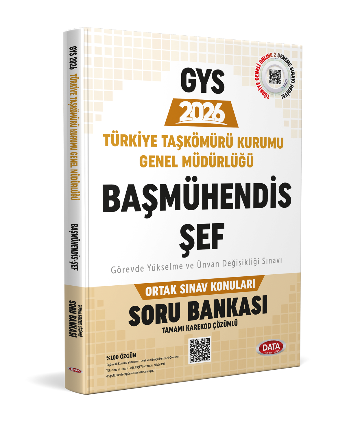Türkiye Taşkömürü Kurumu Genel Müdürlüğü Başmühendis-Şef 2026 GYS Ortak Alan Soru Bankası (Karekod çözümlü)