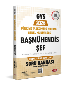 Türkiye Taşkömürü Kurumu Genel Müdürlüğü Başmühendis-Şef 2026 GYS Ortak Alan Soru Bankası (Karekod çözümlü)