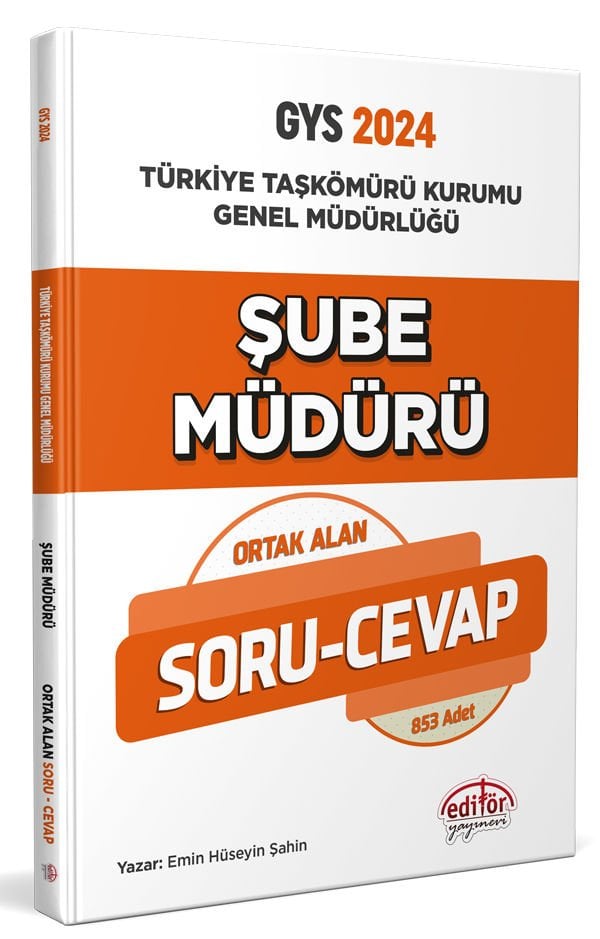 Türkiye Taşkömürü Kurumu Genel Müdürlüğü Şube Müdürü Soru-Cevap