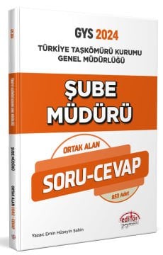 Türkiye Taşkömürü Kurumu Genel Müdürlüğü Şube Müdürü Soru-Cevap