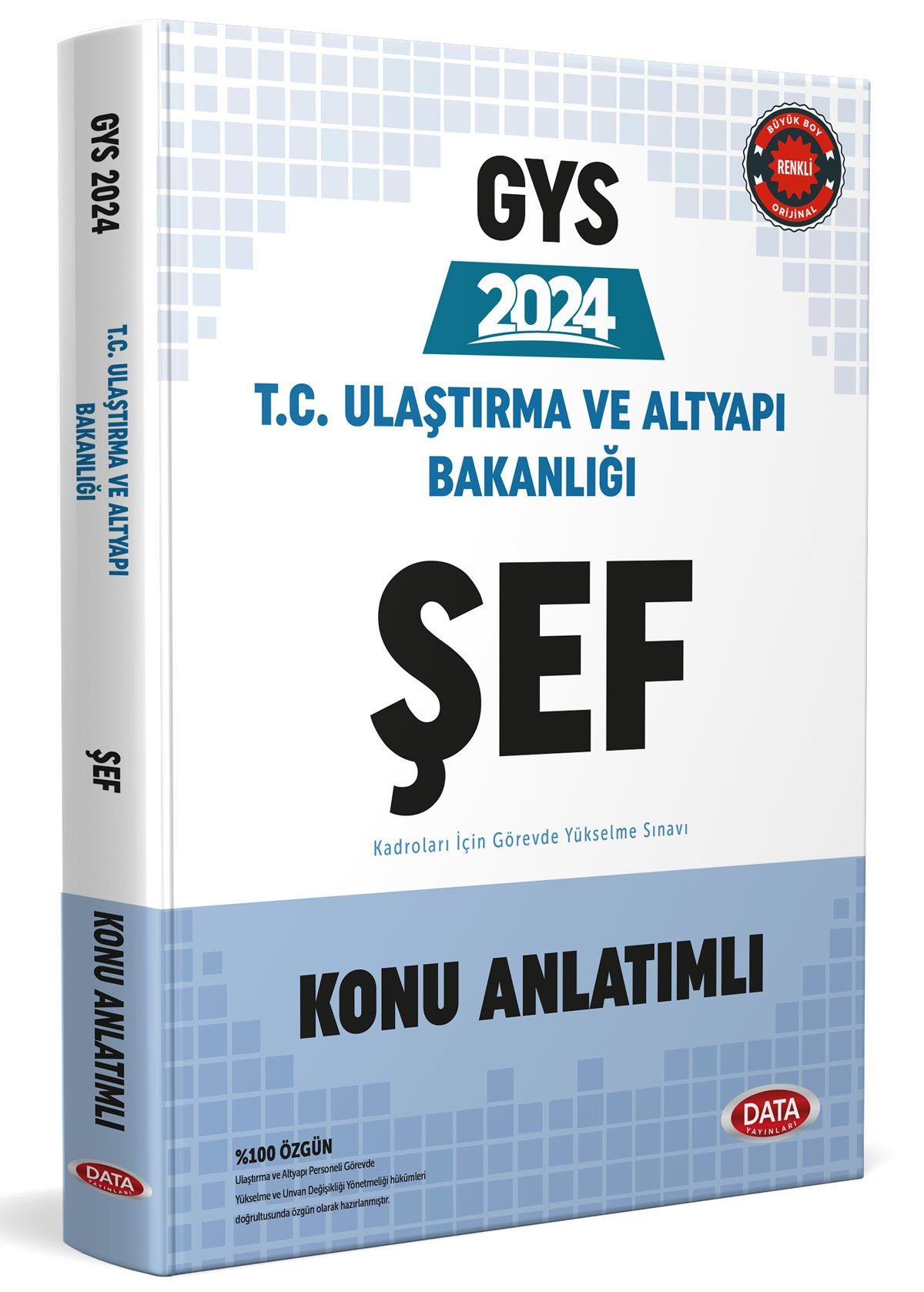 2024 Data Yayınları Ulaştırma ve Altyapı Bakanlığı ŞEF Kadroları İçin GYS Ortak Alan Konu Anlatımlı