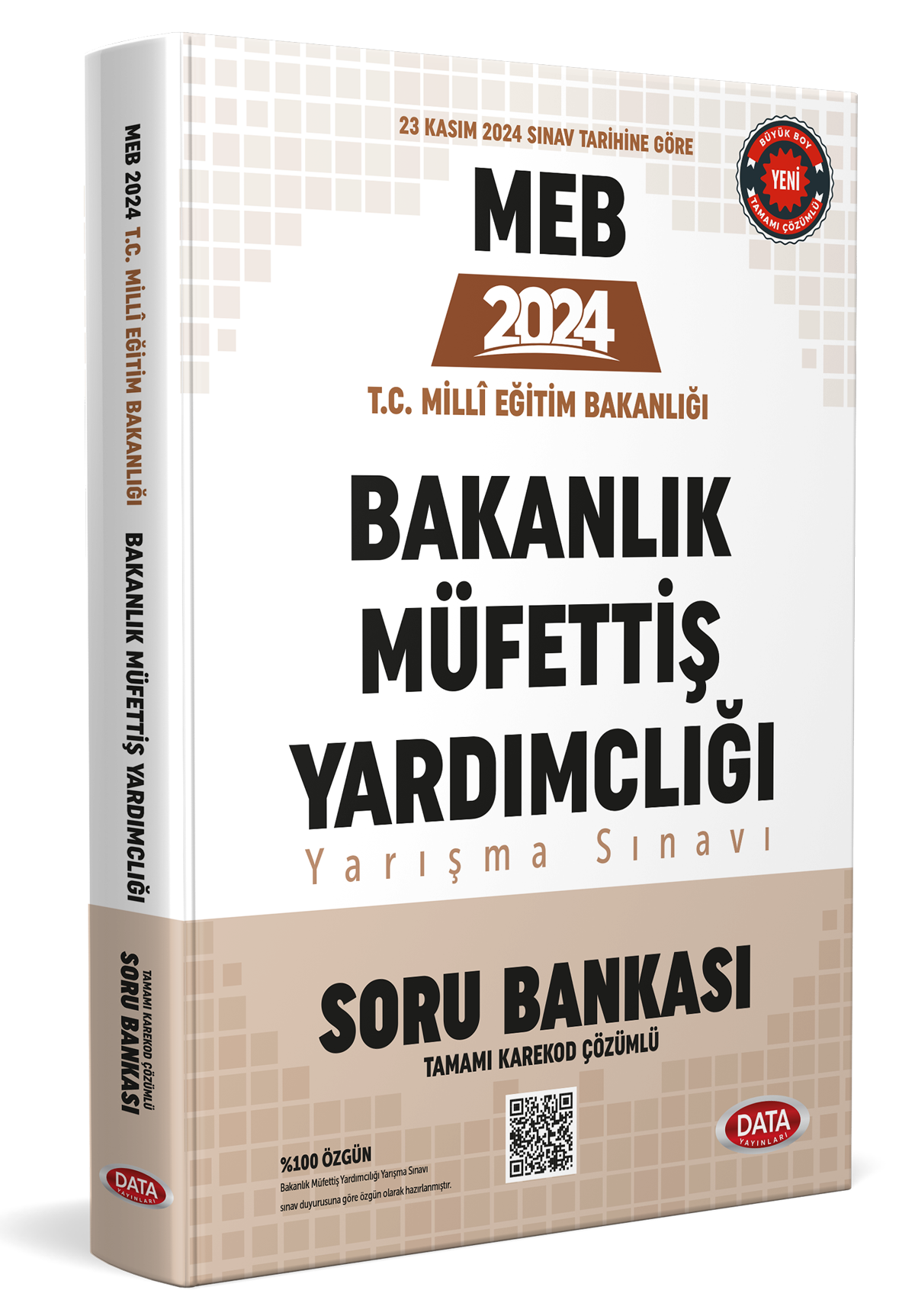 MEB Bakanlık Müfettiş Yardımcılığı Soru Bankası - Karekod Çözümlü