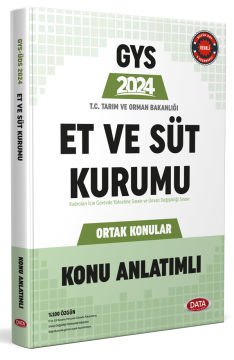 Et ve Süt Kurumu GYS Ortak Konular Konu Anlatımlı