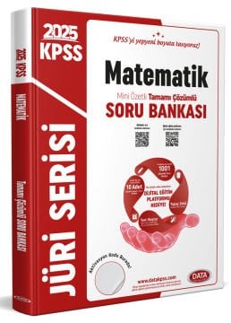 2025 KPSS Jüri Serisi Matematik Mini Özetli Tamamı Çözümlü Soru Bankası + Dijital Eğitim Platformu Hediye