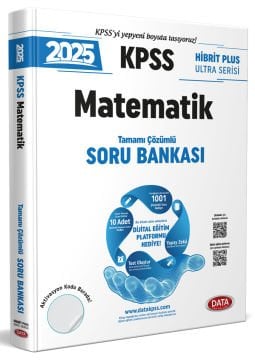 2025 KPSS Hibrit Plus Ultra Serisi Matematik Soru Bankası - Karekod Çözümlü + Dijital Eğitim Platformu Hediye