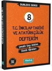 8. Sınıf Dubleks Serisi T.C. İnkılap Tarihi ve Atatürkçülük Seti - Markaj Yayınları