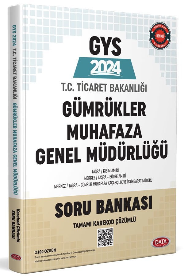 Ticaret Bakanlığı Gümrükler Muhafaza Genel Müdürlüğü GYS Soru Bankası