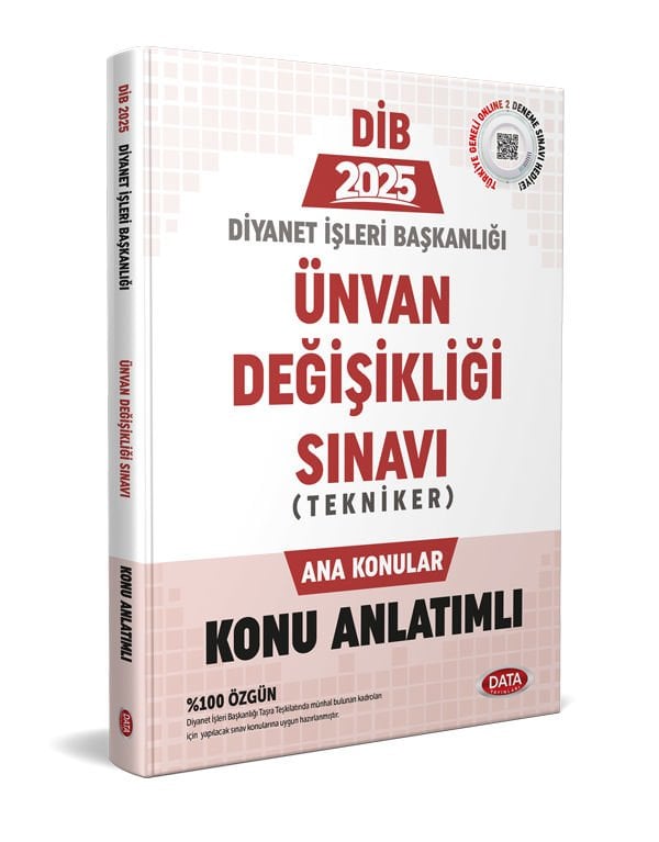 Diyanet İşleri Başkanlığı Ünvan Değişikliği Sınavı Tekniker Ana Konular Konu Anlatımlı