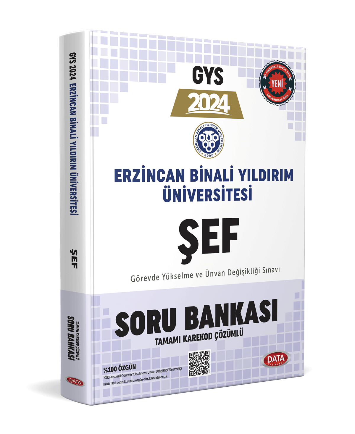 Erzincan Binali Yıldırım Üniversitesi ŞEF GYS Soru Bankası - Karekod Çözümlü