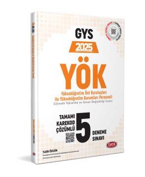 YÖK Üst Kuruluşları ile YÖK Personeli GYS  5 Deneme Sınavı - Karekod Çözümlü