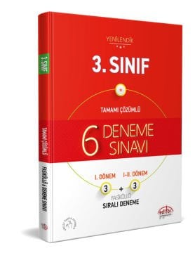 3. Sınıf Tamamı Çözümlü 6 Deneme Sınavı Fasiküllü