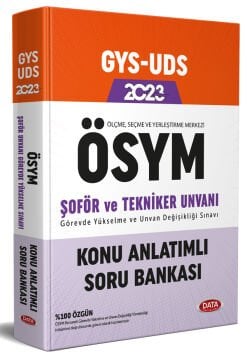 Ölçme ve Seçme ve Yerleştirme Merkezi (ÖSYM) Şoför ve Tekniker Unvan Değişikliği Sınavı Konu Anlatımlı Soru Bankası