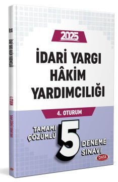 İdari Yargı Hakim Yardımcılığı İdari Yargı - İdari Yargı Testi (4. Oturum) Tamamı Çözümlü 5 Deneme Sınavı