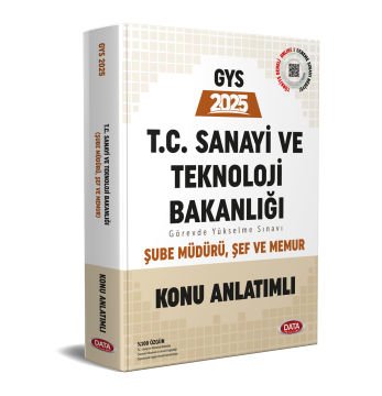T.C. Sanayi ve Teknoloji Bakanlığı GYS Şube Müdürü - Şef - Memur Konu Anlatımlı