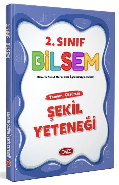 2. Sınıf Bilsem Tamamı Çözümlü Şekil Yeteneği - Data Yayınları