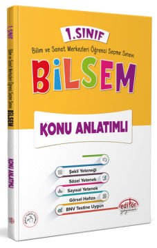 1. Sınıf Bilsem Konu Anlatımlı - Editör Yayınevi